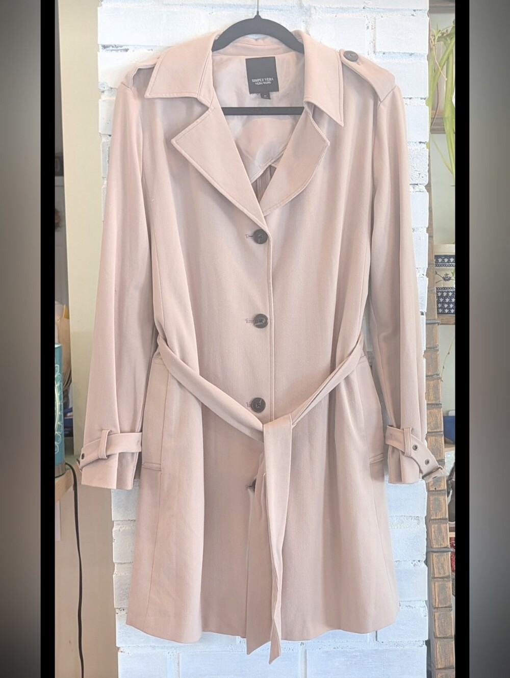 Simply Vera Light Beige Trench Coat